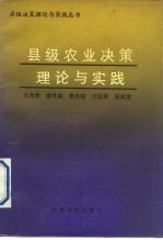 县级农业决策理论与实践