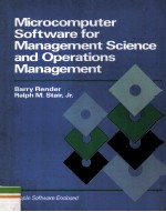 Microcomputer Software For Management Science and Operations Management