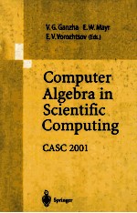 Computer Algebra in Scientific Computing CASC 2001