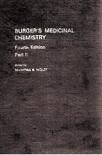 BURGER'S MEDICINAL CHEMISTRY FOURTH EDITION PART II