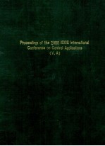 PROCEEDINGS OF THE 2000 IEEE INTERNATIONAL CONFERENCE ON CONTROL APPLICATIONS V.A