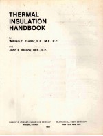 THERMAL INSULATION HANDBOOK