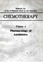 CHEMOTHERAPY VOLUME 4 PHARMACOLOGY OF ANTIBIOTICS