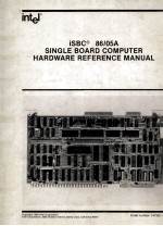 ISBC 86/05A SINGLE BOARD COMPUTER HARDWARE REFERENCE MANUAL