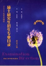 2005年东北地区硕士研究生招生专业目录 黑龙江卷