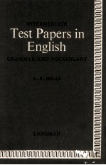 Intermediate Test Papers In English