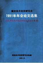 煤炭技术经济研究会 1991年年会论文选集