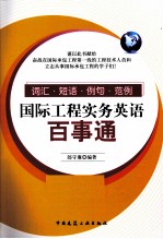 国际工程实务英语百事通 词汇·短语·例句·范例