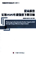 提高能效 实现2020年碳强度下降目标