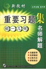 名师解题 初一几何