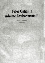 Proceedings of SPIE-The International Society for Optical Engineering Volume 721 Fiber Optics in Adv