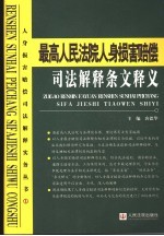 最高人民法院人身损害赔偿司法解释条文释义 第2版