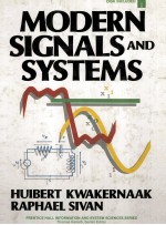 MODERN SIGNALS AND SYSTEMS