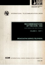 INTERNATIONAL TELECOMMUNICATION UNION REPORTS OF THE CCIR