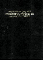 Proceedings 1994 IEEE International Symposium on Information Rheory