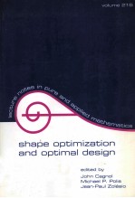 shape optimization and optimal design