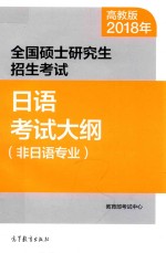 2018年全国硕士研究生招生考试 日语考试大纲 非日语专业