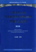 最高人民法院司法解释与指导性案例理解与适用  第5卷