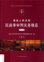 最高人民法院民商事审判实务规范 上 修订版 第2版