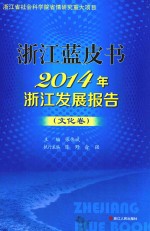 2014年浙江发展报告 文化卷