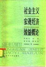 社会主义宏观经济效益概论