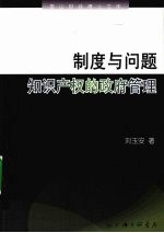 制度与问题 知识产权的政府管理