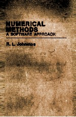 NUMERICAL METHODS A SOFTWARE APPROACH