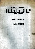 INTRODUCTION TO FORTRAN IV THIRD EDITION