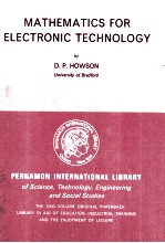 Mathematics for Electronic Technology