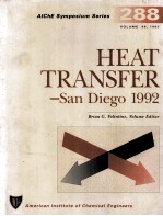 Heat Transfer-San Diego 1992