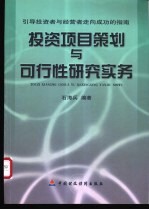 投资项目策划与可行性研究实务