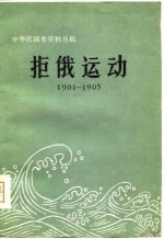 拒俄运动 1901-1905