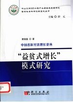 “益贫式增长”模式研究