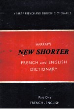 HARRAP'S NEW SHORTER FRENCH AND ENGLISH DICTIONARY