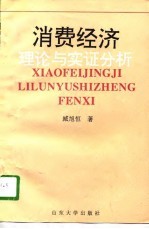 消费经济 理论与实证分析