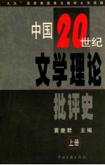 中国20世纪文学理论批评史 上