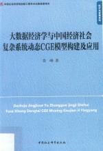 大数据经济学与中国经济社会复杂系统动态CGE模型构建及应用