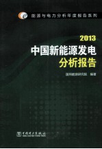 能源与电力分析年度报告系列 2013  中国新能源发电分析报告