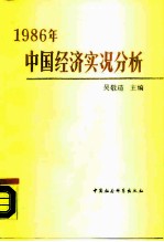 1986年中国经济实况分析