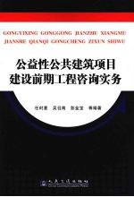 公益性公共建筑项目建设前期工程咨询实务