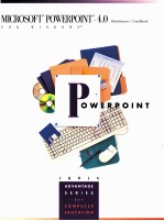 MICROSOFT R POWERPOINT R 4.0 FOR WINDOWS R