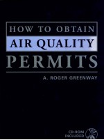 HOW TO OBTAIN AIR QUALITY PERMITS