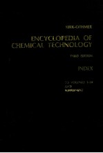 ENCYCLOPEDIA OF CHEMICAL TECHNOLOGY THIRD EDITION TO VOLUMES 1-24 AND SUPPLEMENT