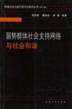 弱势群体社会支持网络与社会和谐