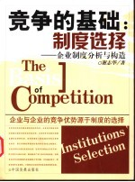 竞争的基础：制度选择 企业制度分析与构造