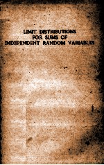 Limit Distributions For Sums of Independent Random Variables