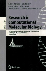 Research in Computational Molecular Biology 9th Annual International Conference