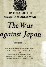 The War Against Japan Volume IV The Reconquest of Burma