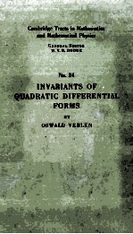 Invariants of Quadratic Differential Forms