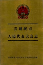 青铜峡市人民代表大会志 1949年11月-1997年4月